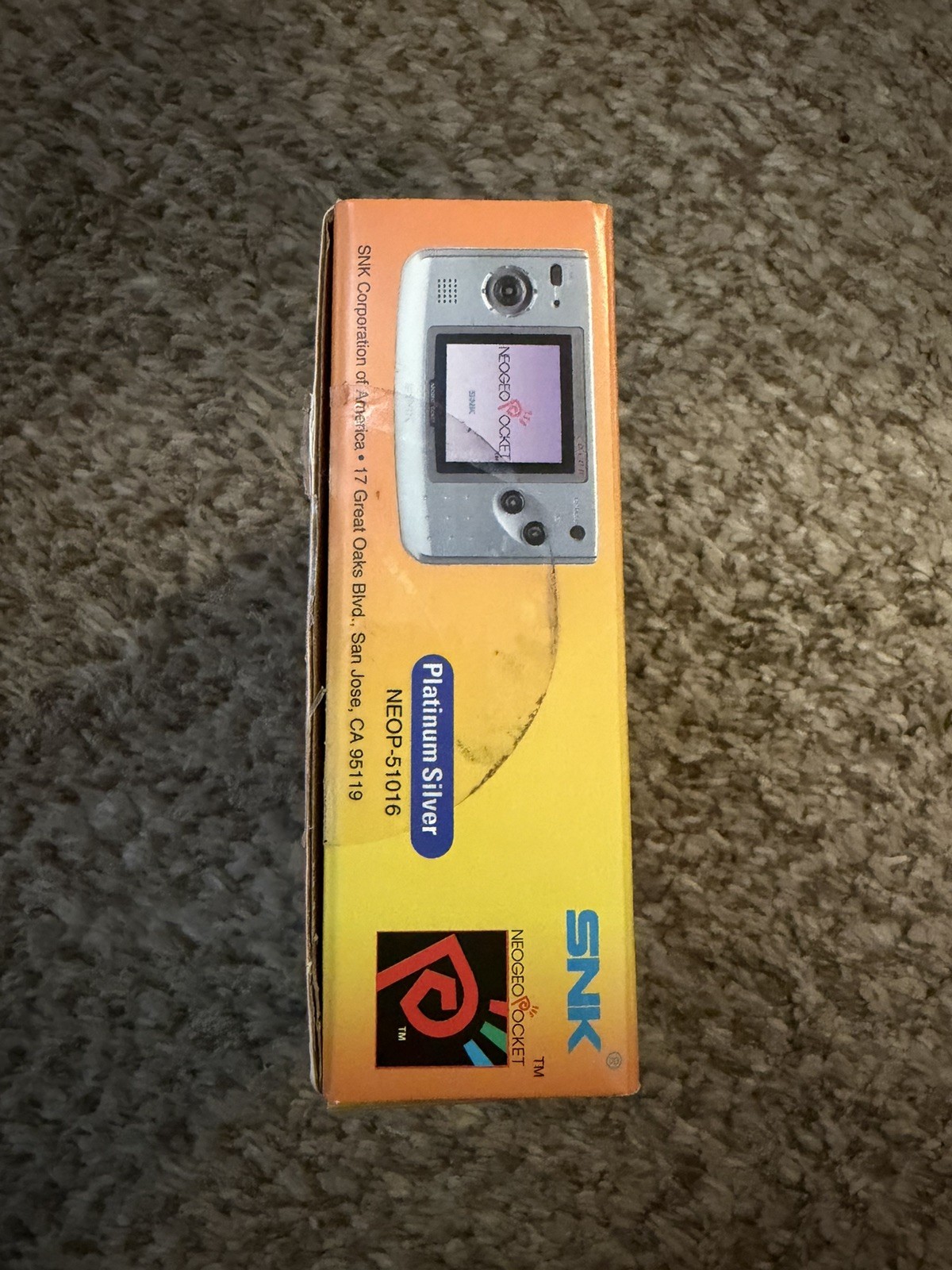Neo Geo Pocket Color Platinum Silver (SNK, 1999) – Tested/Working – CIB – RARE!