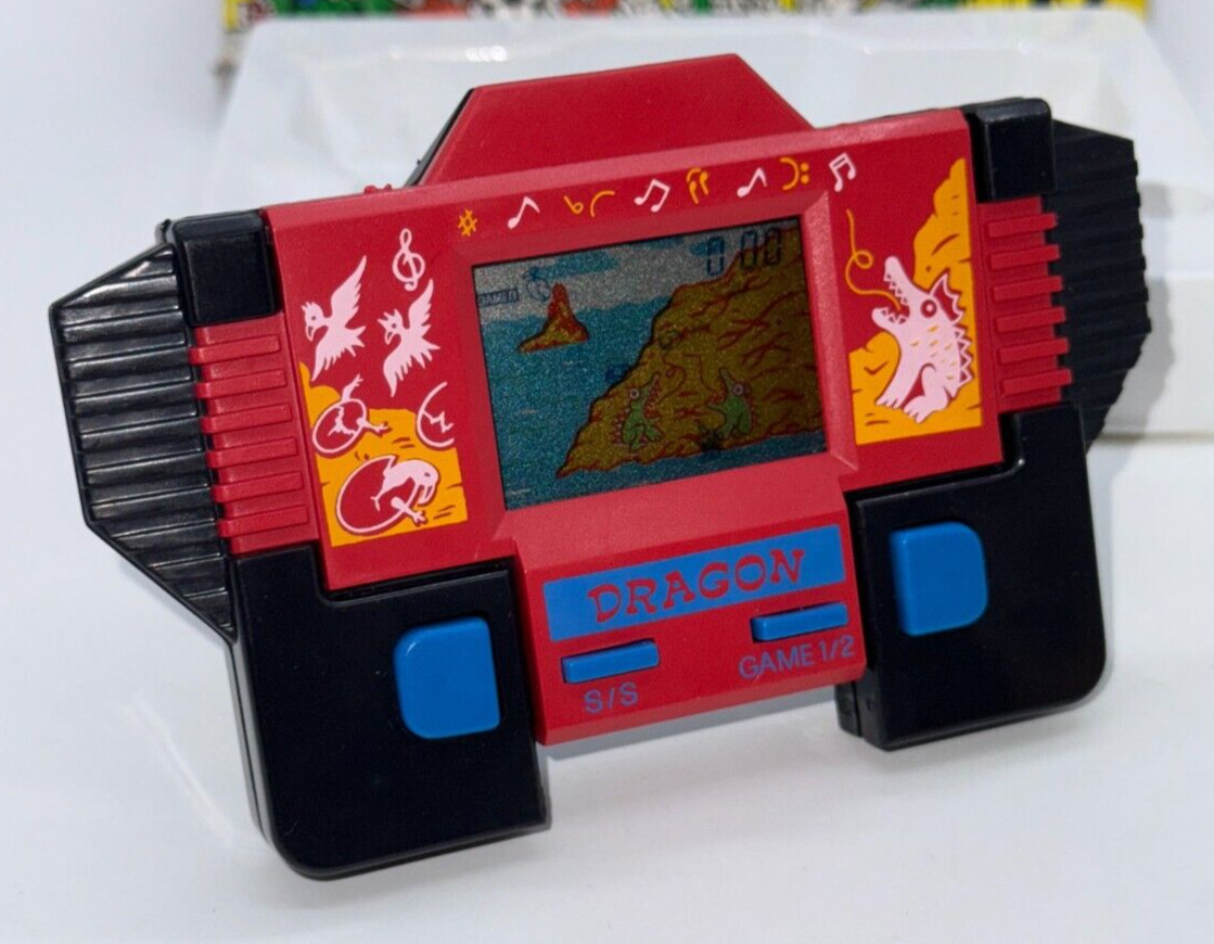 DRAGON – LCD Game & Watch Portable Console – 1990’s – DEADSTOCK – BOXED