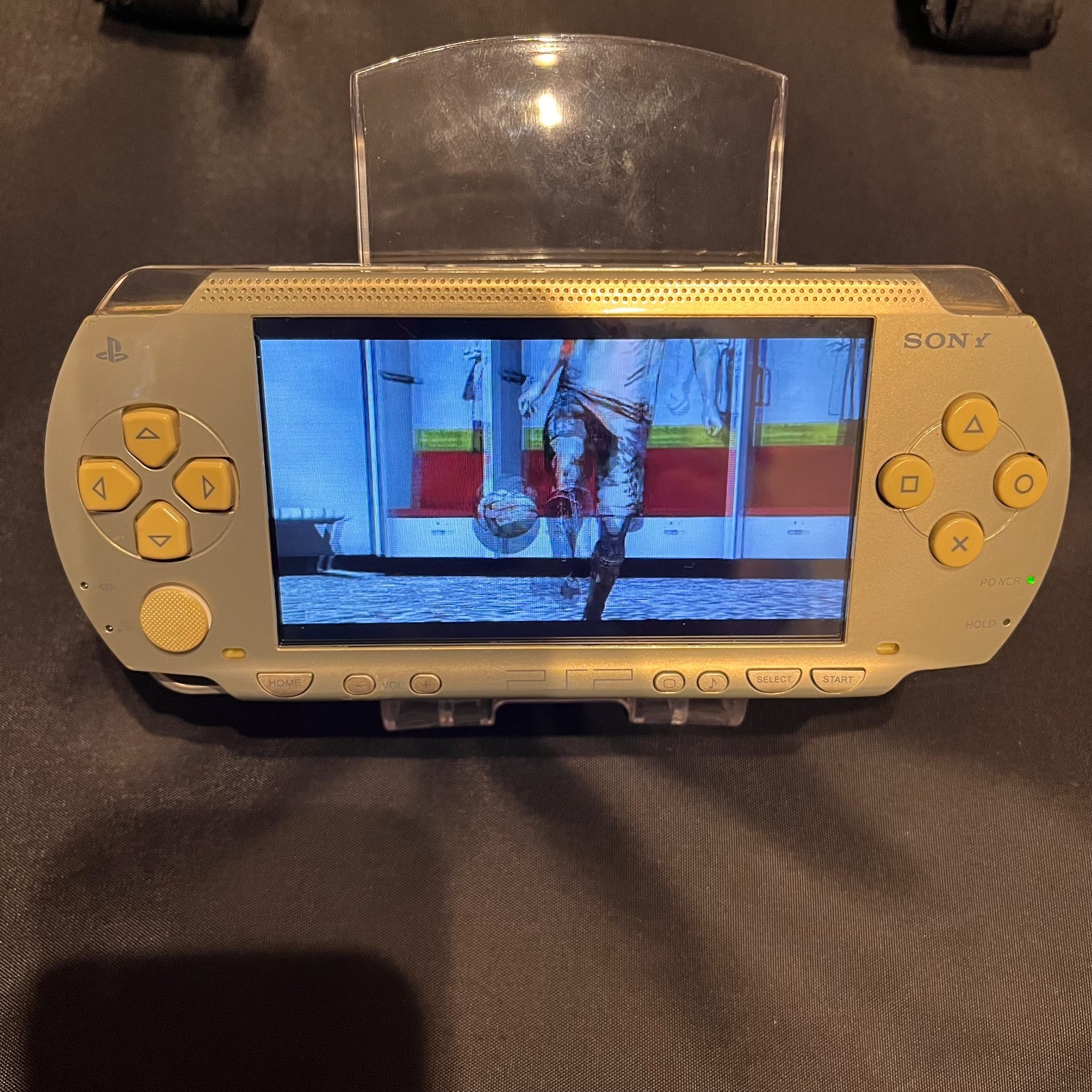 SONY PSP-1000 Gold Console Only – Tested & Working – RANK-B