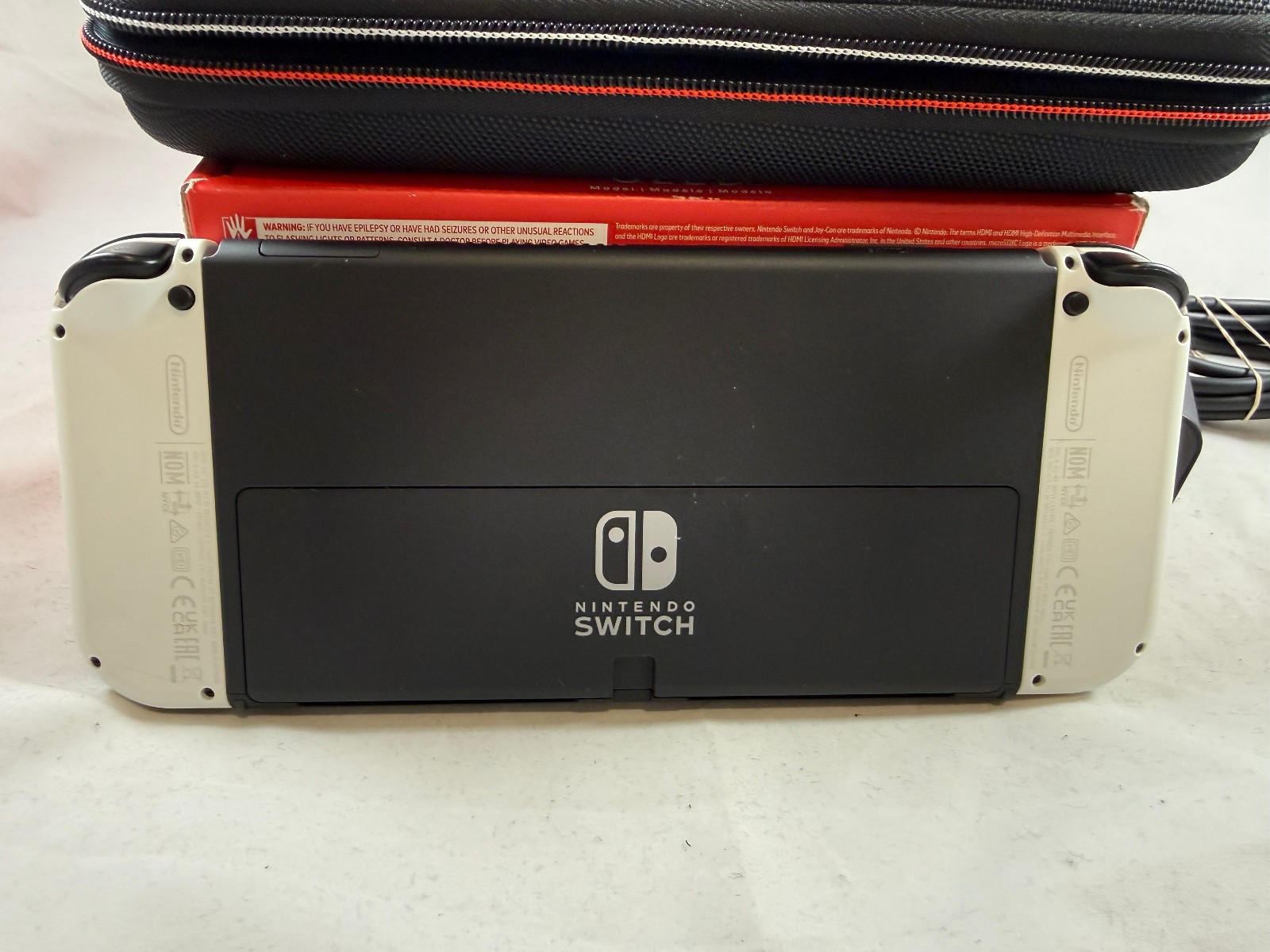 Nintendo Switch OLED Model HEG-001 Handheld Console – 64GB – White