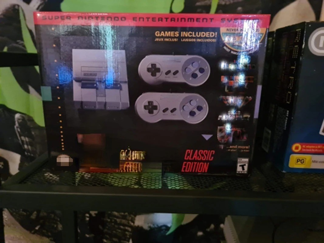 Super Classic Mini Entertainment System SNES Included 21 Games 1SET NO USED