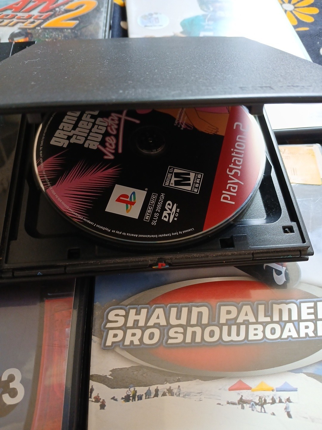 Play Station 2 Slim Plus 4 Games Bundle Tested & In Working Condition!