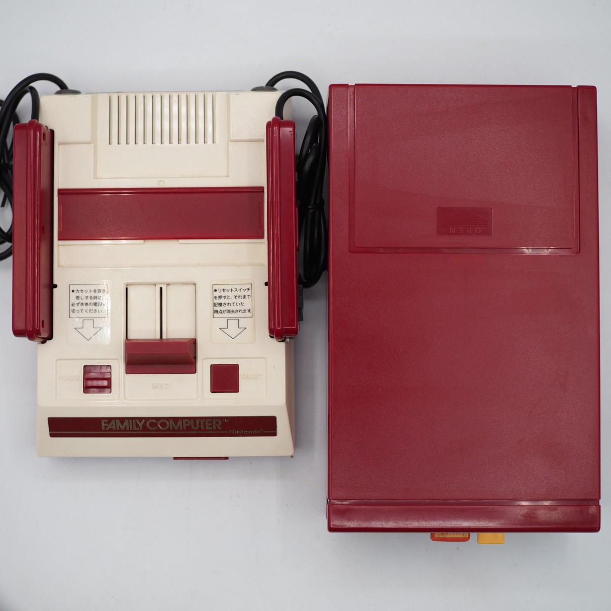 Nintendo Famicom + Disk System Console system Belt Replaced Boxed NTSC-J Tested