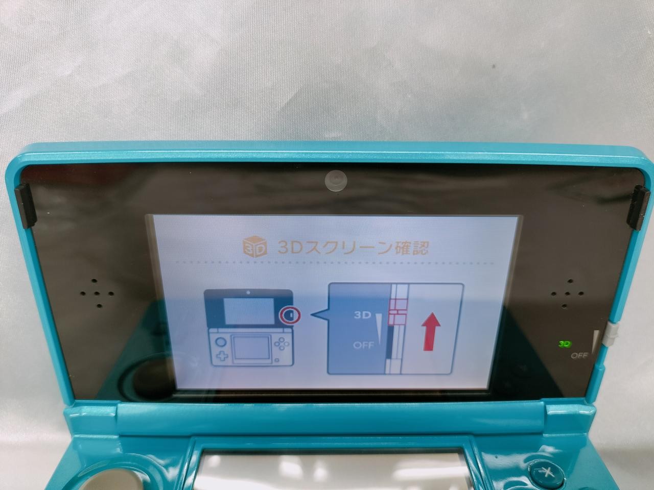 Nintendo 3DS CTR-001 Light Blue Handheld Console Used