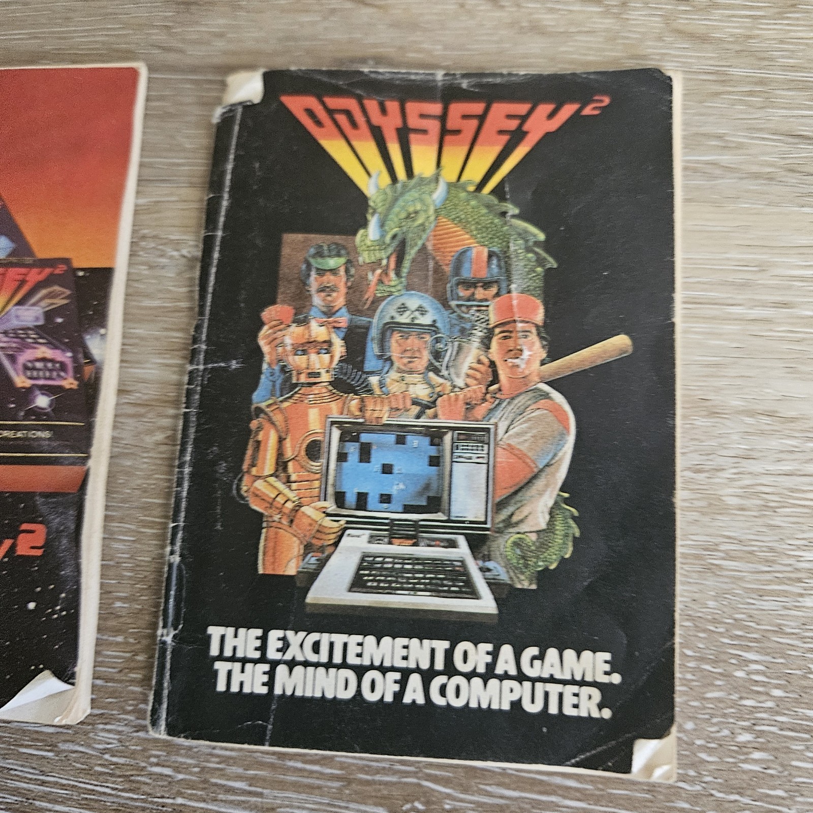 Magnavox Odyssey 2 Microprocessor Video Game System 10 Games PARTS REPAIR AS-IS