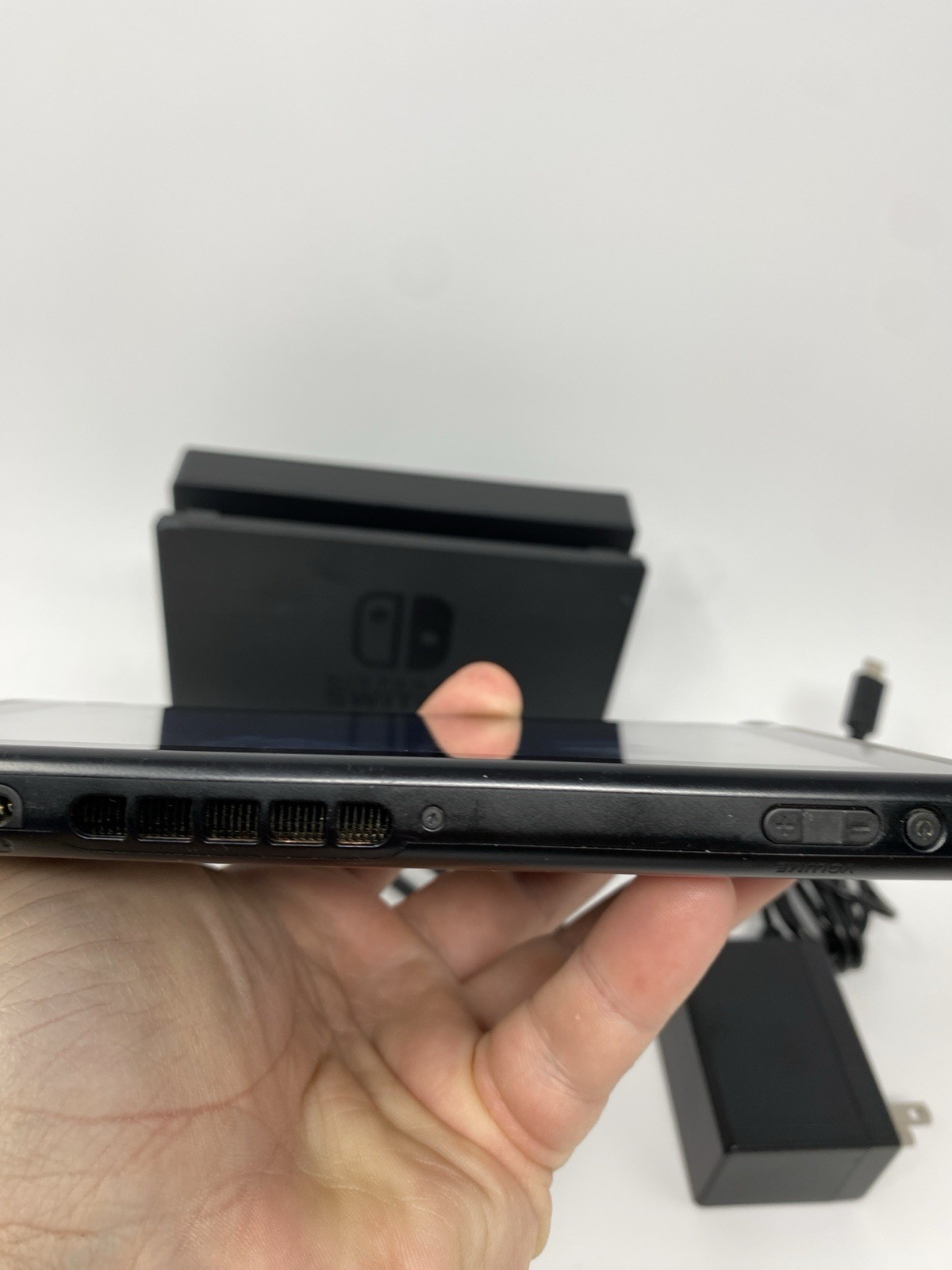 Nintendo Switch Dock and Console, No Joy Cons Tested Authentic Power And HDMI
