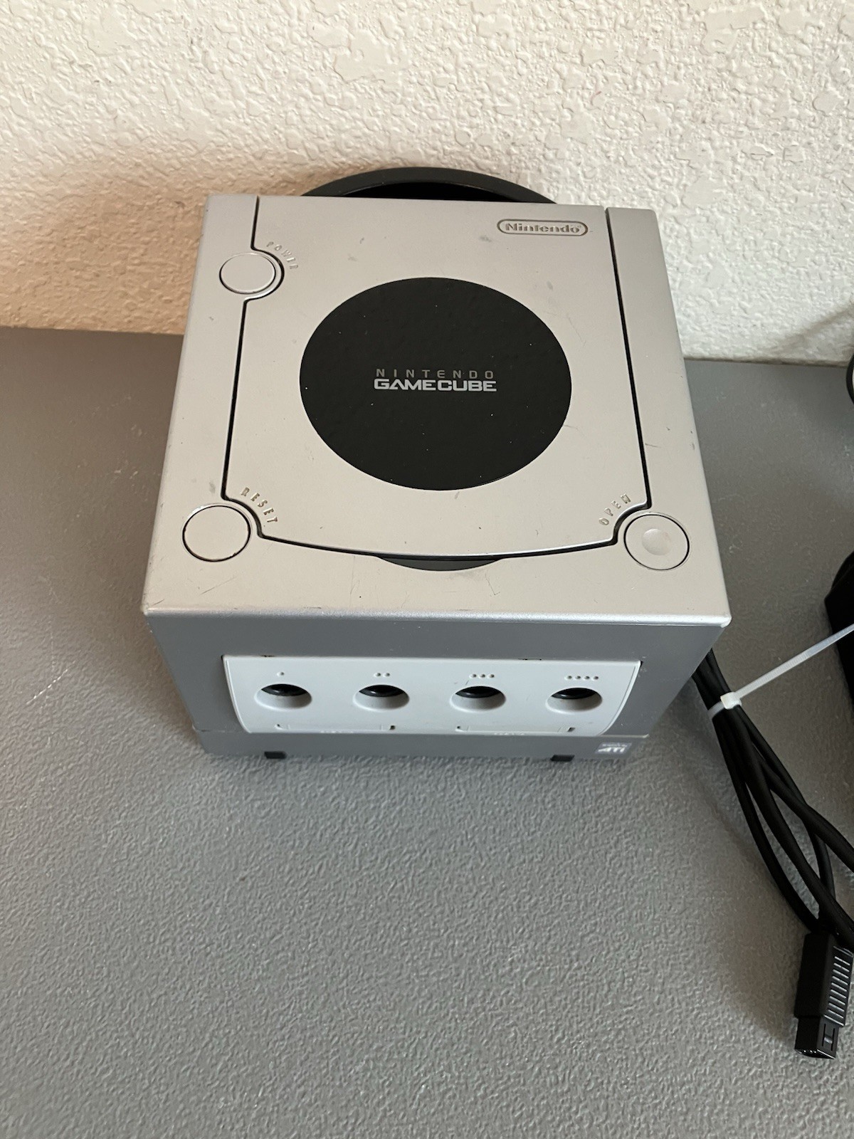 Nintendo GameCube Console Platinum DOL-101 – Bundle 3 Games 2 Controllers Tested