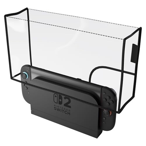 PlayVital Switch 2 (2025) Compatible Dock PVC Dust Cover – Waterproof