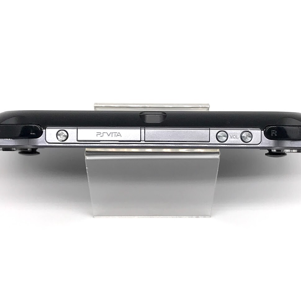 SONY PS Vita PCH-1100 Crystal Black Wi-Fi OLED w/ Charger “Excellent”