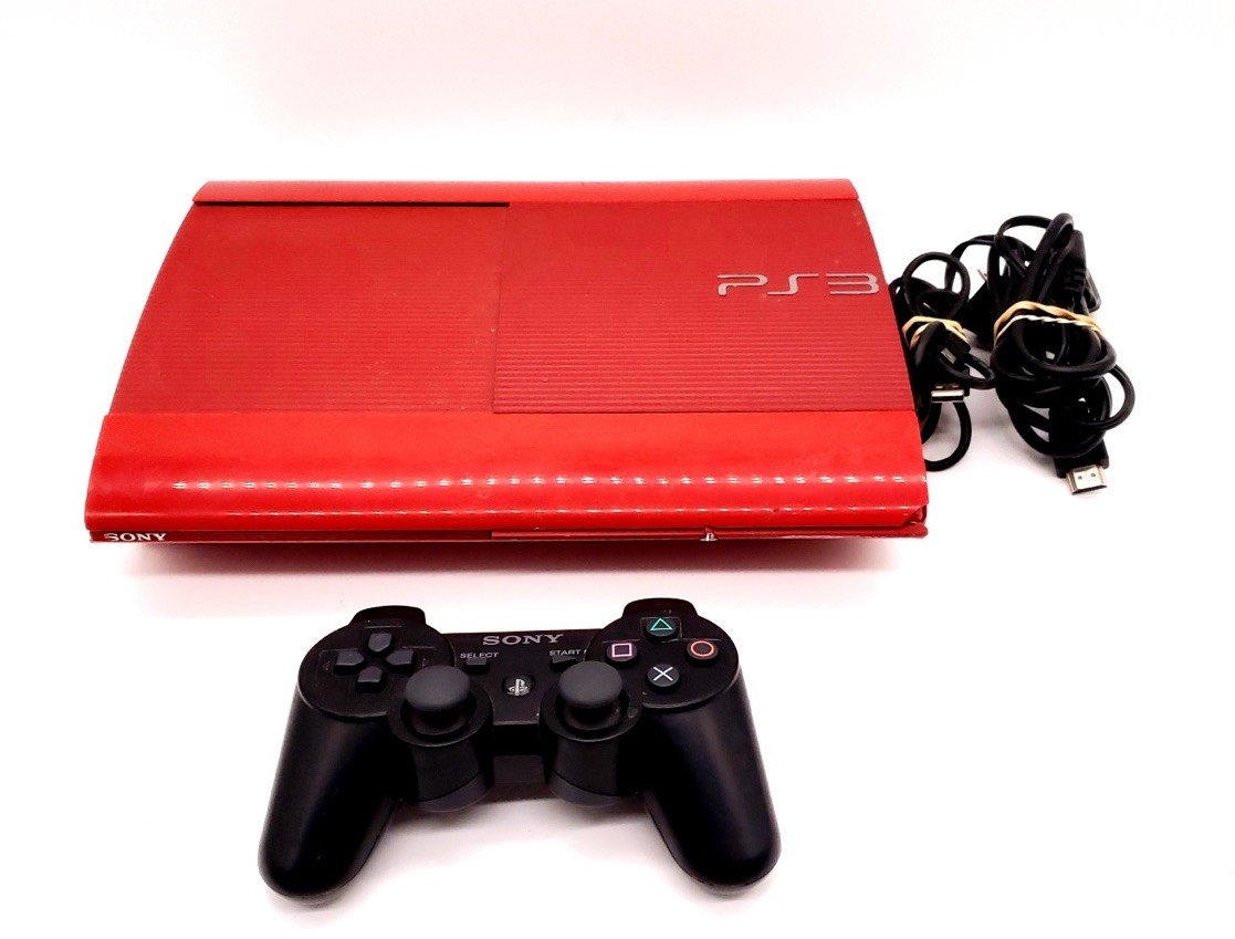 Sony PlayStation 3 500GB Home Console Red God Of War Edition – TESTED WORKING