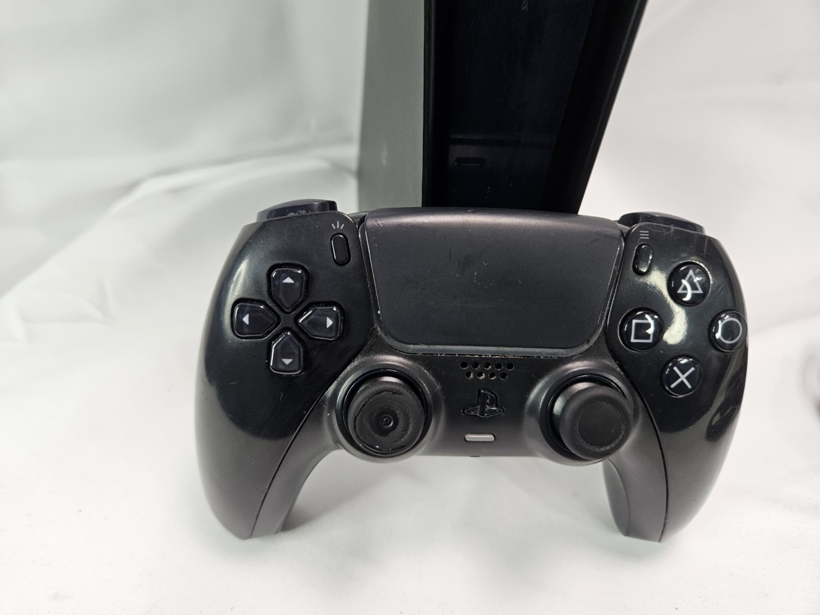Sony PS5 Digital Edition TESTED WORKS Controller + Cords 1 Panel Loose