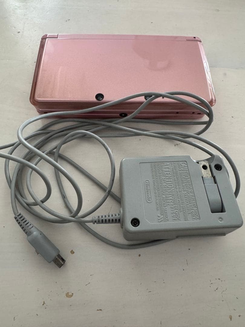 3DS/2DS/DS Nintendo 3Ds Main Unit Misty Pink Operation Confirmed Cassette Japan