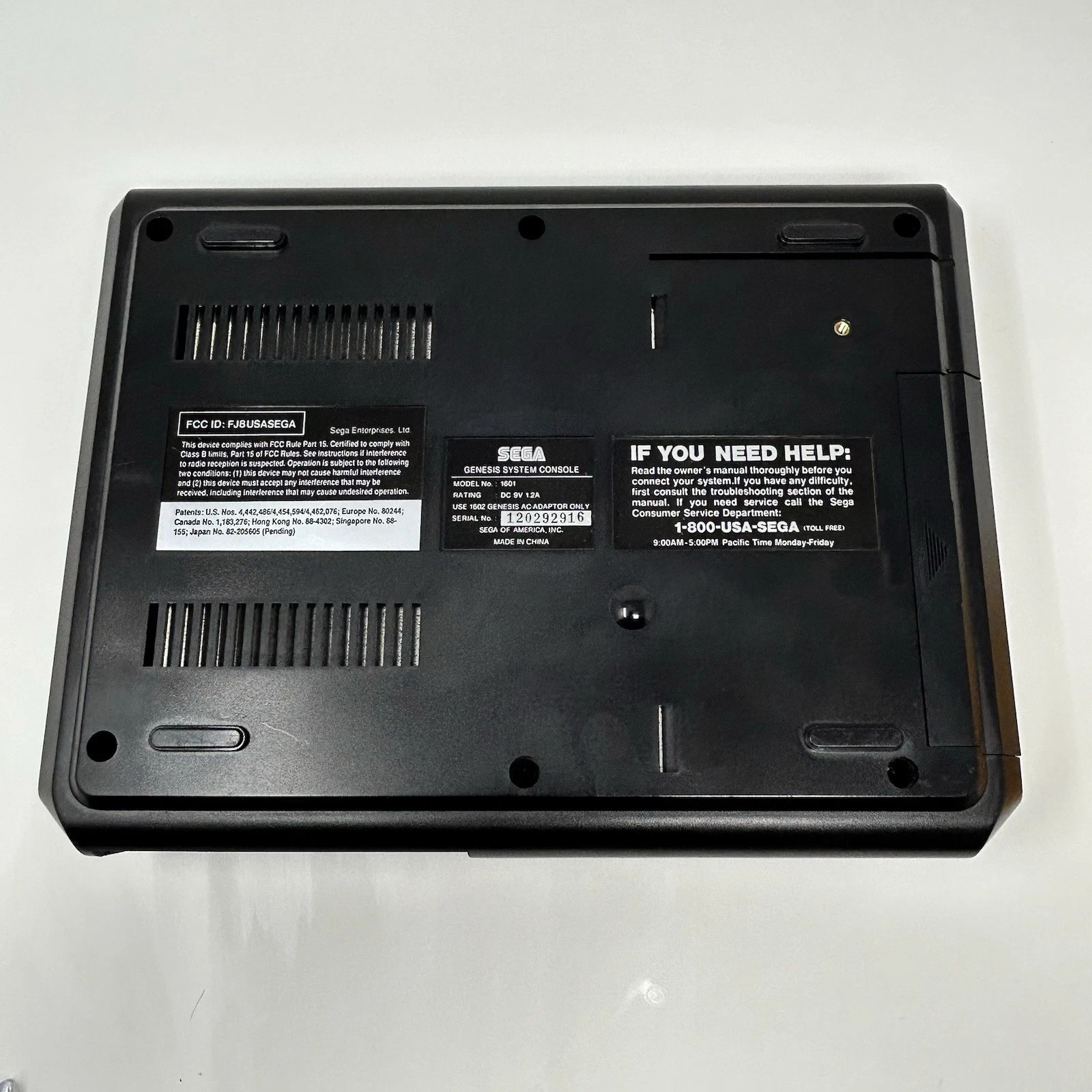 Sega Genesis 1 Console System – Black
