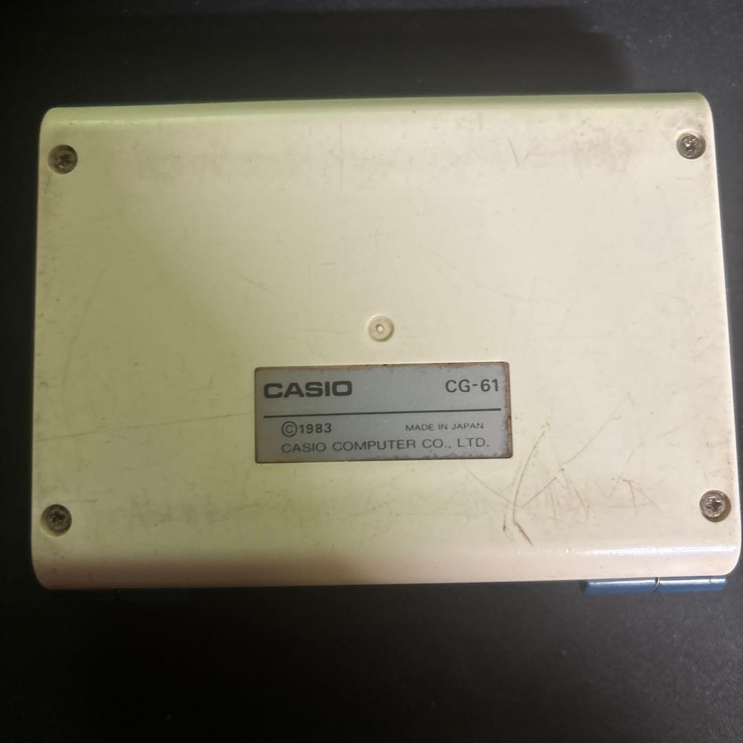 gamewatch Casio Watercoaster Cg-61 Game Watch Operational Item Japan
