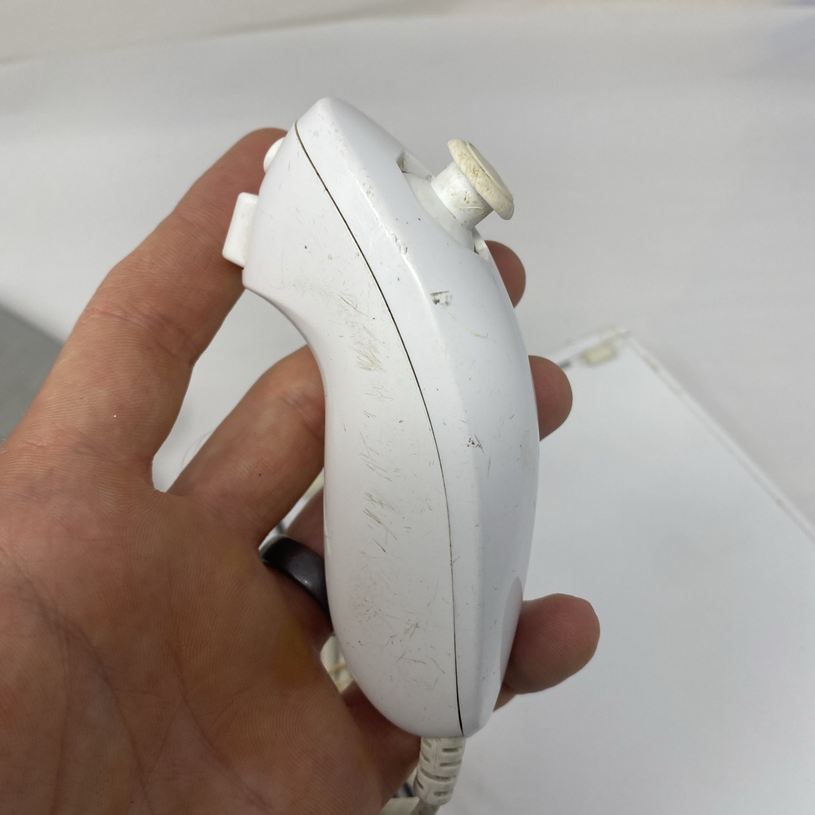 Wii Nintendo Console, Power Adapter FOR PARTS or Repair Powers On Untested
