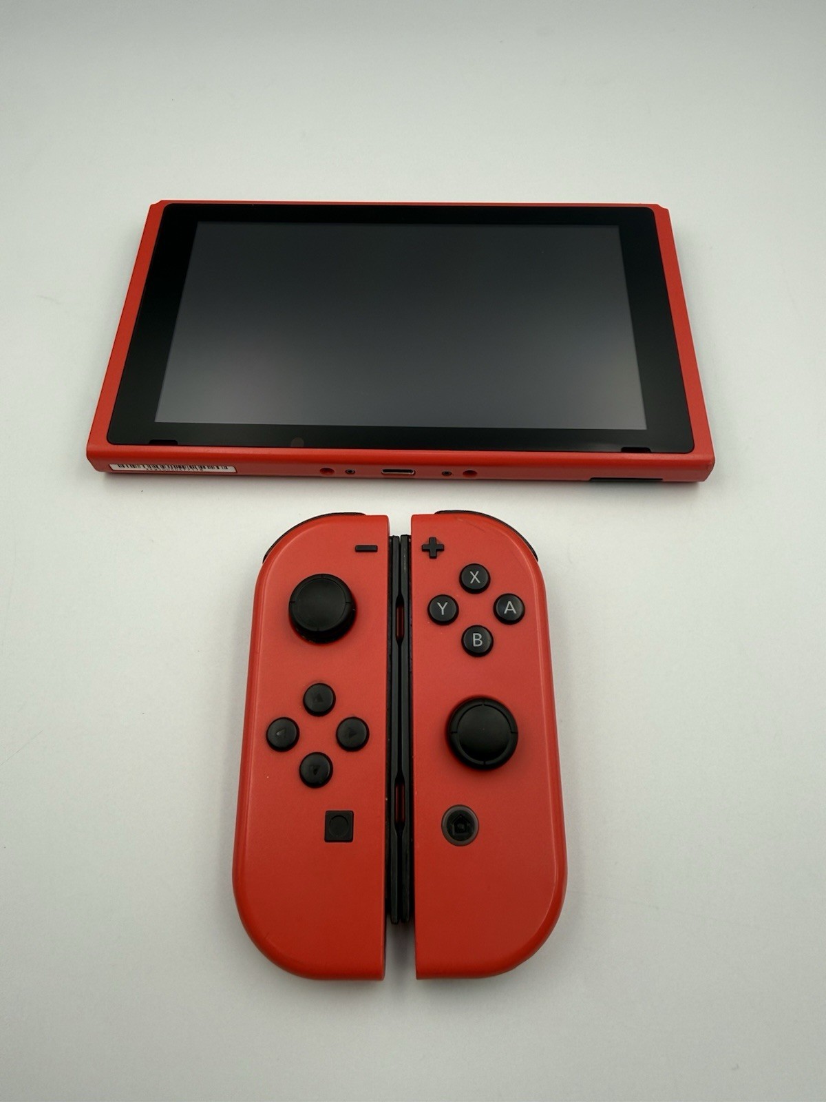 Nintendo Switch V2 Mario Red Edition – 128GB SD + Pro Controller + Case -Tested