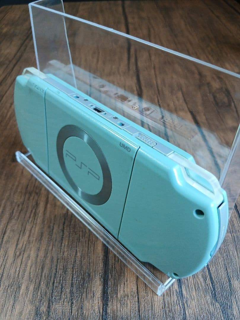 Excellent Sony PSP-2000 Console Mint Green Rare Color Region free Tested