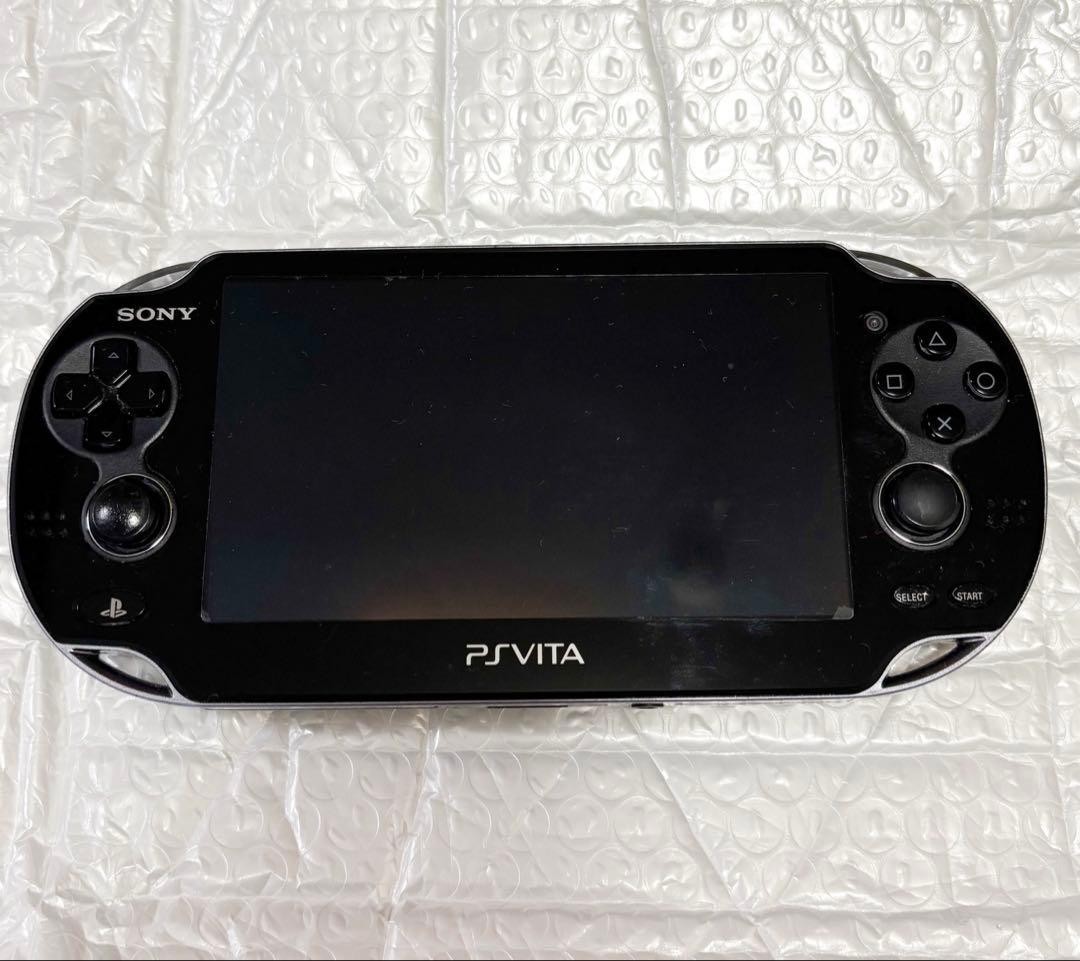 Excellent Sony PlayStation PS Vita PCH-1100 Crystal Black w/games