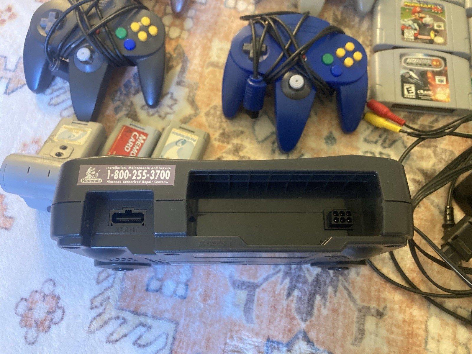 nintendo 64 console bundle with games