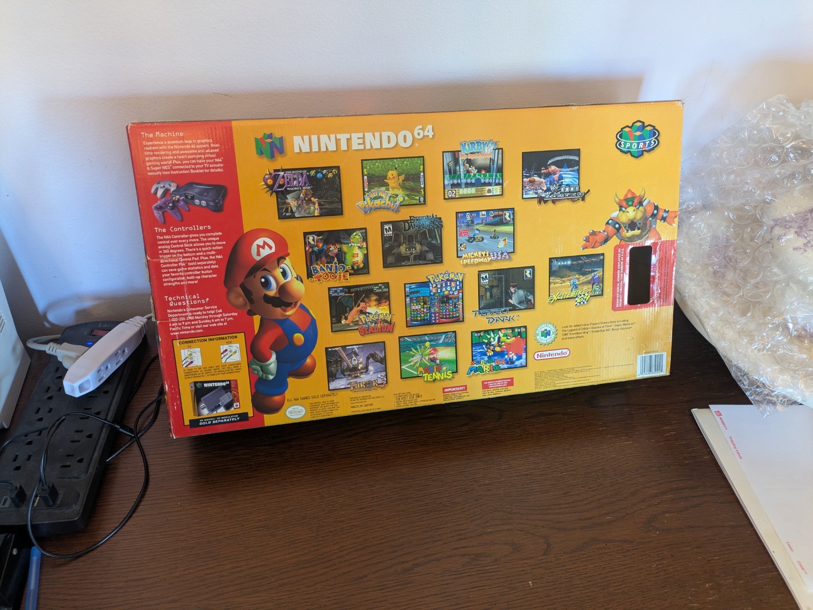Nintendo 64 Atomic Purple Console Box Only N64 NO CONSOLE