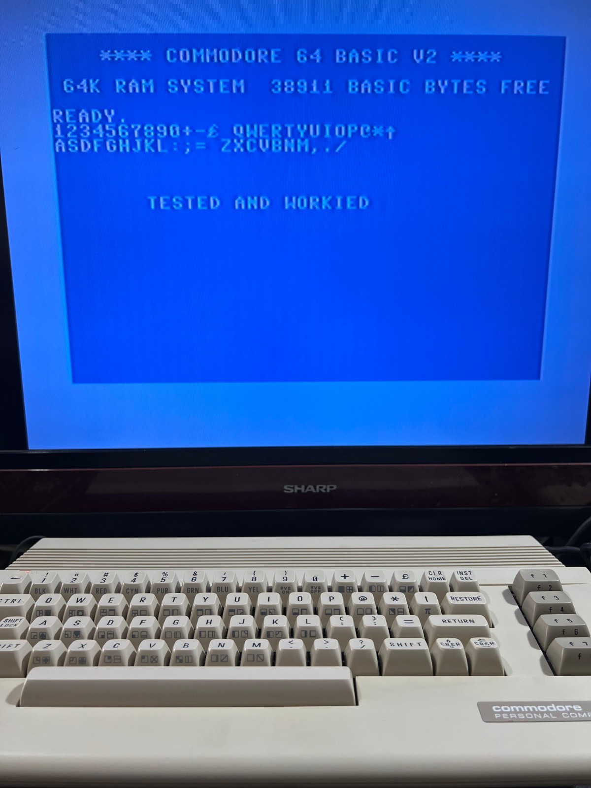 Commodore 64C Personal Computer Game System PAL Vintage Mint Condition