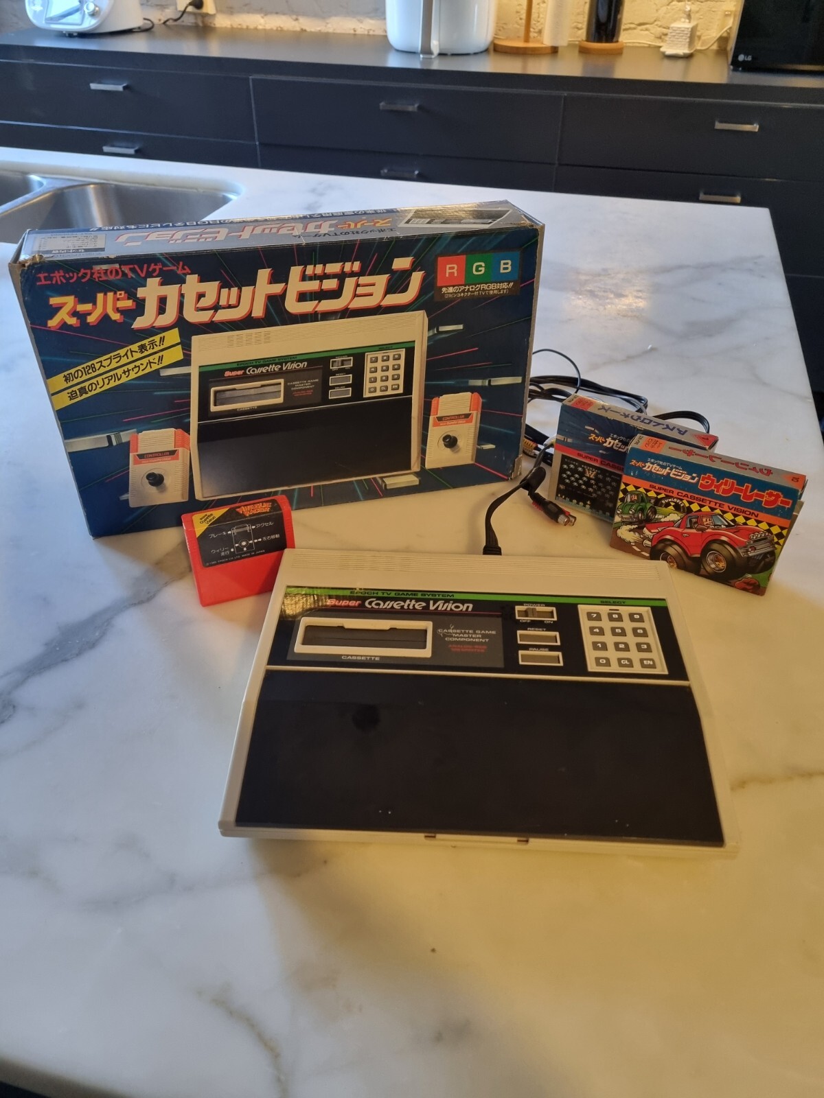 EPOCH SUPER CASSETTE VISION Console Boxed Tested Vintage, Retro