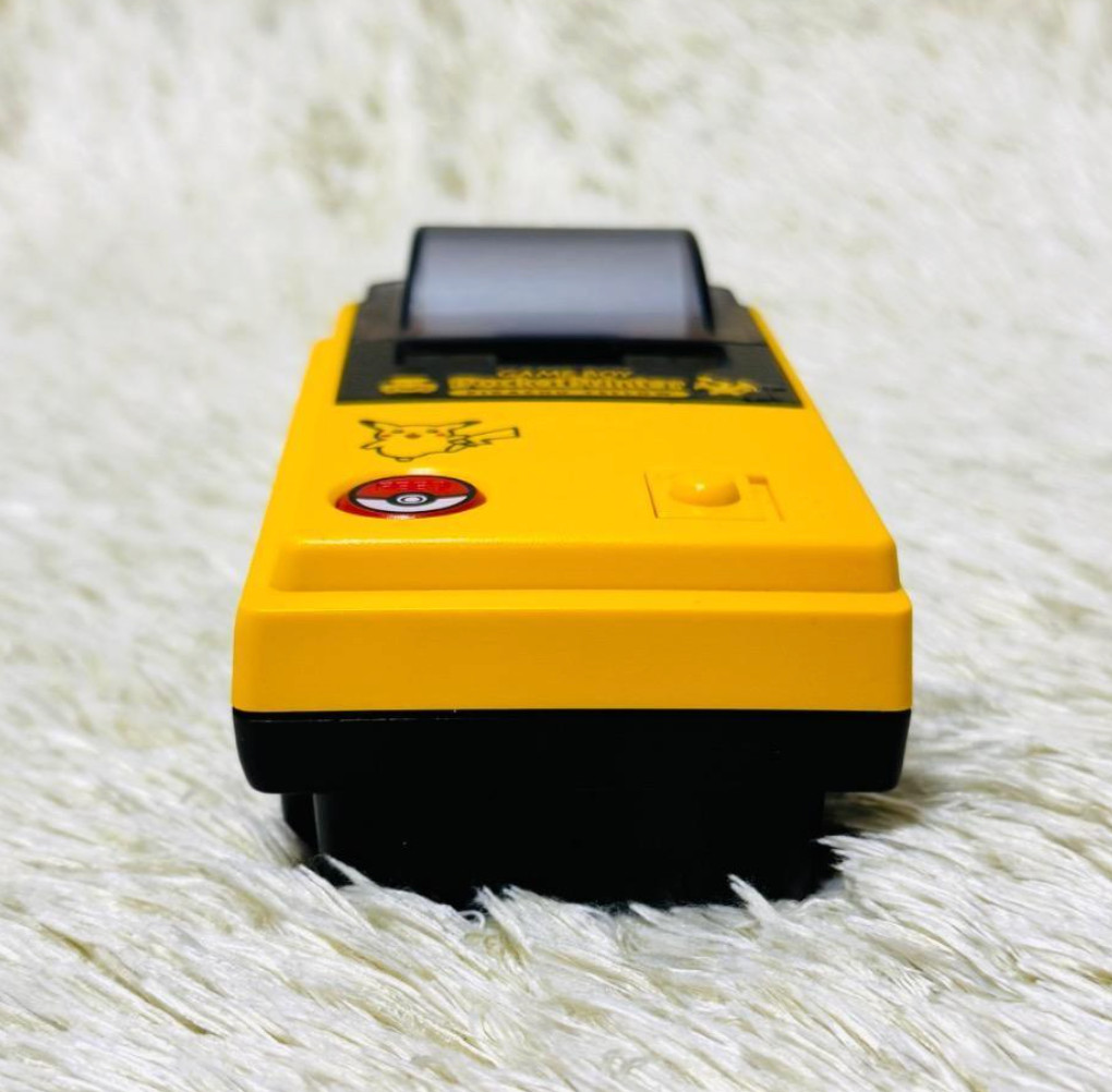 GameBoy Pocket Printer Pikachu Yellow MGB-007 Nintendo Tested
