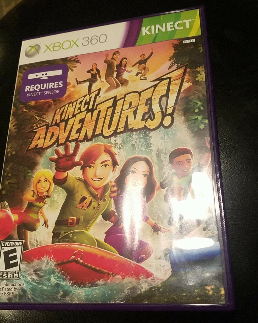 Xbox 360 Kinect Adventures! 20 Adventures Sensor Full Body Gaming Photo Moments