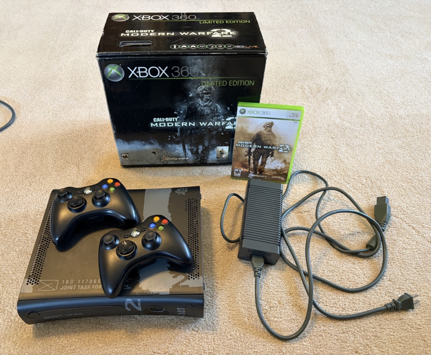 Xbox 360 Call Of Duty Modern Warfare 2 Limited Edition Console *Please Read *