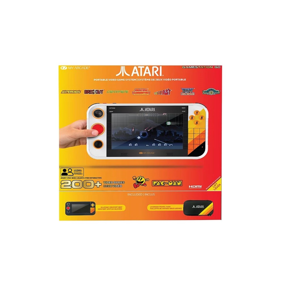 My Arcade Atari Gamestation Go Bundle, Over 200 built-in games DGUNL-7177