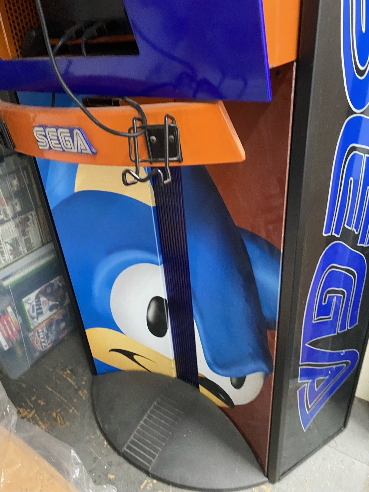 Sega Saturn Sonic The Hedgehog Kiosk Demo Unit 1994 Vintage