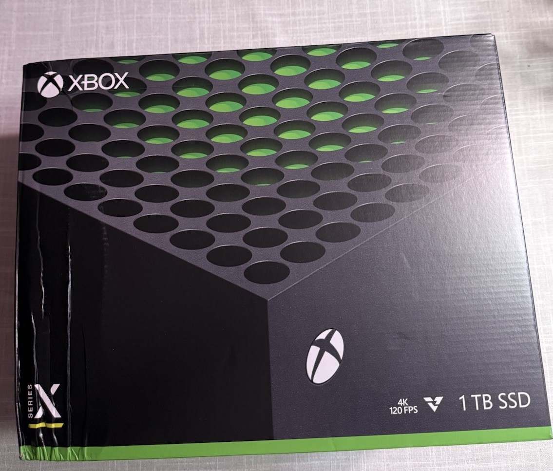 New in Box Microsoft Xbox Series X 1TB Video Game Console – Black