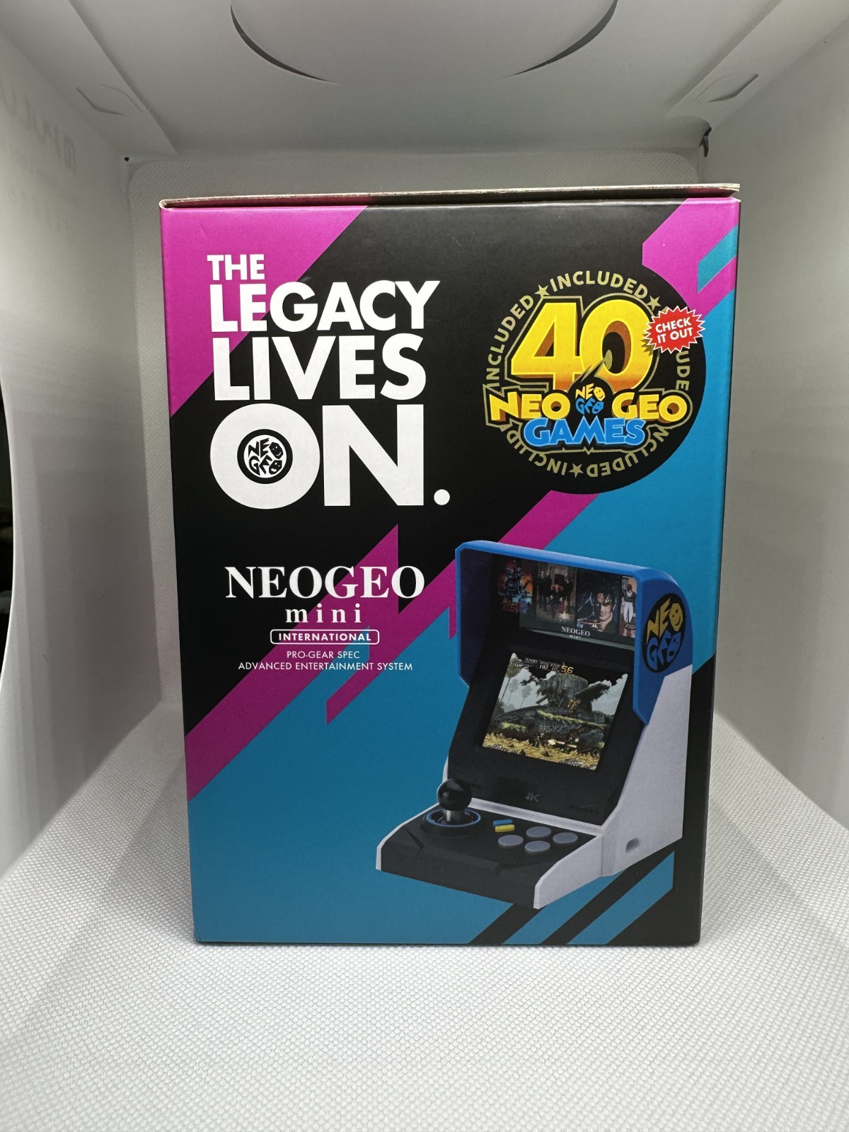 NEOGEO Mini Arcade International Classic Edition SNK 40th + Mini PAD Brand New