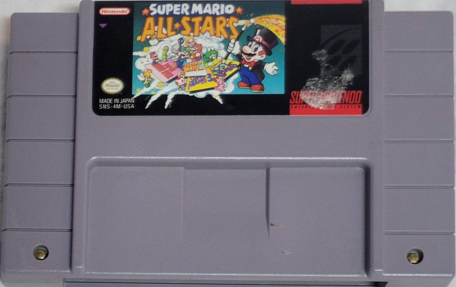 Super Nintendo ALL STARS EDITION Console – CIB FACTORY PLASTIC + 1 Controller