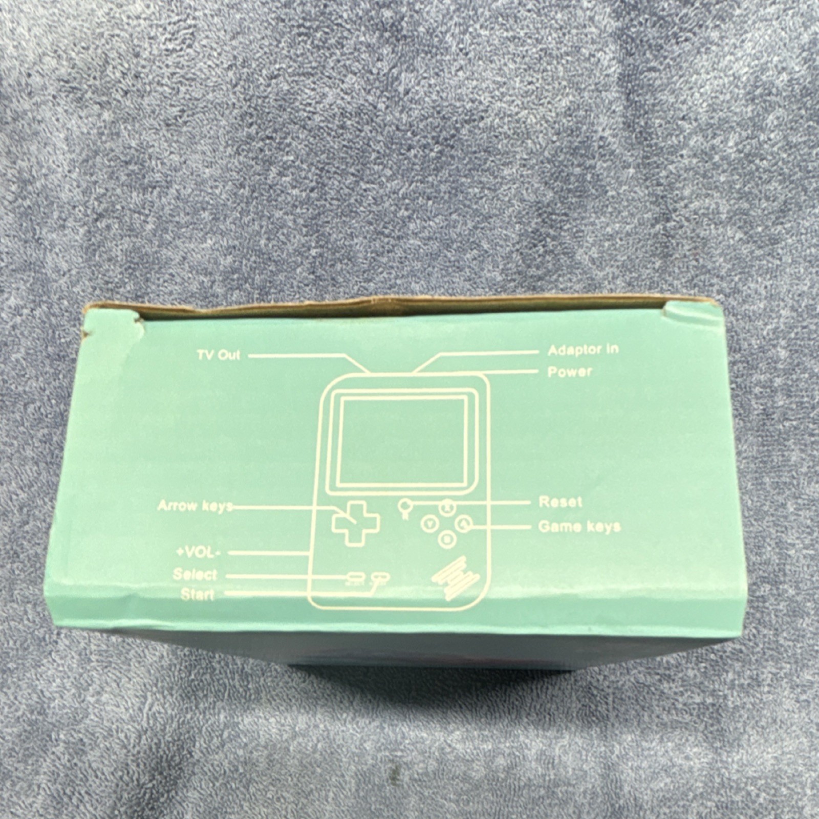 Game Box Plus Handheld System Gray TV Out w/ AV & USB Cables Manual