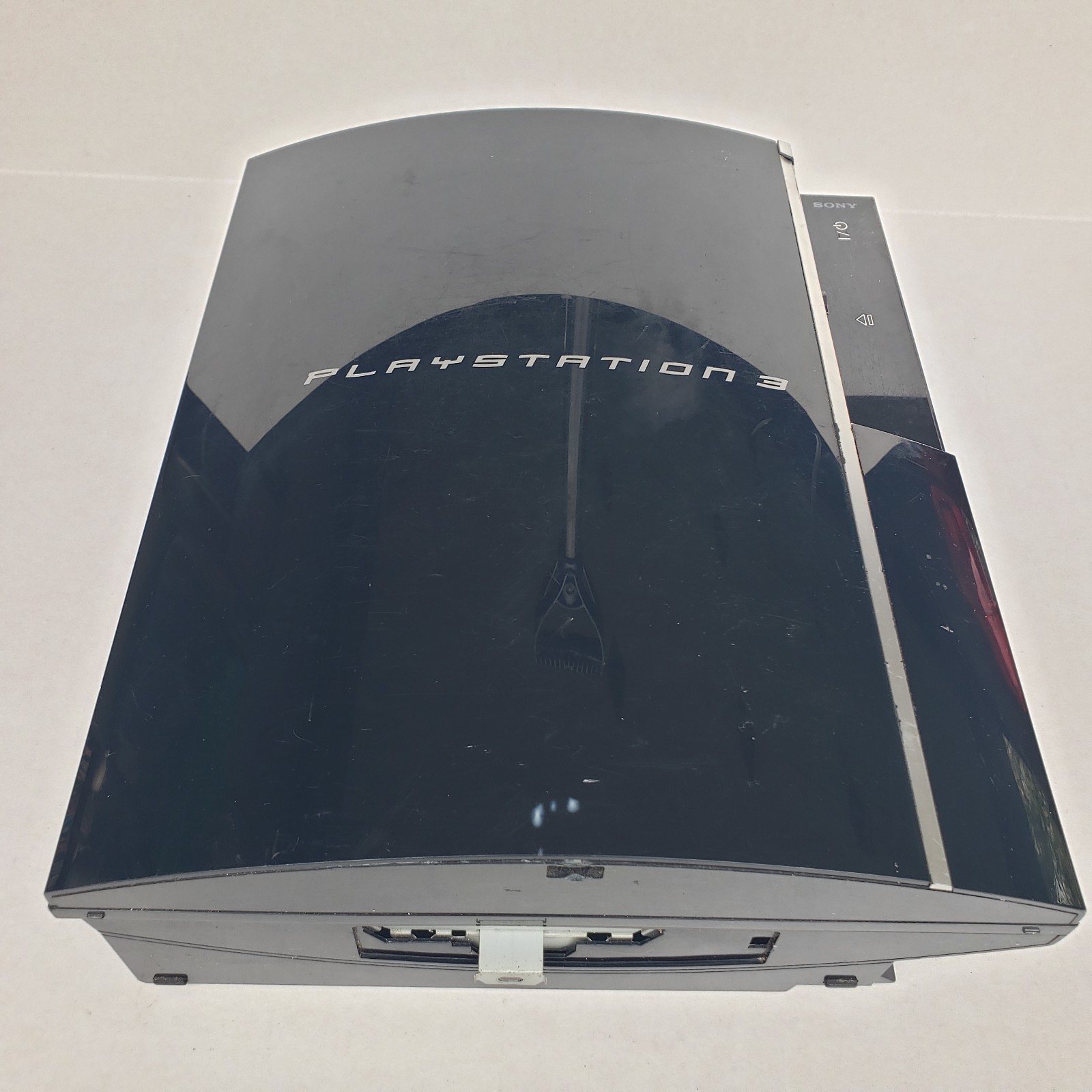 Sony PlayStation 3 PS3 CECHL01 80GB Fat Console Only AS IS FOR REPAIR READ GREEN