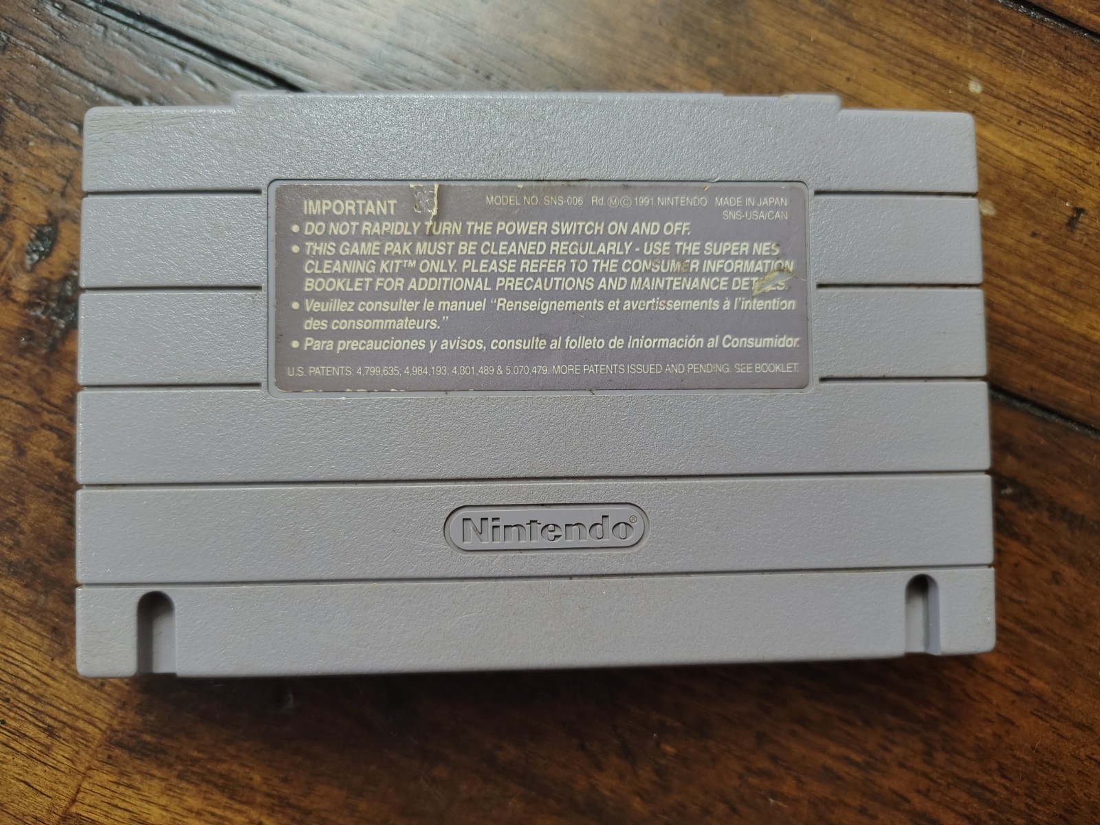 Nintendo SNES Console With Super Mario World
