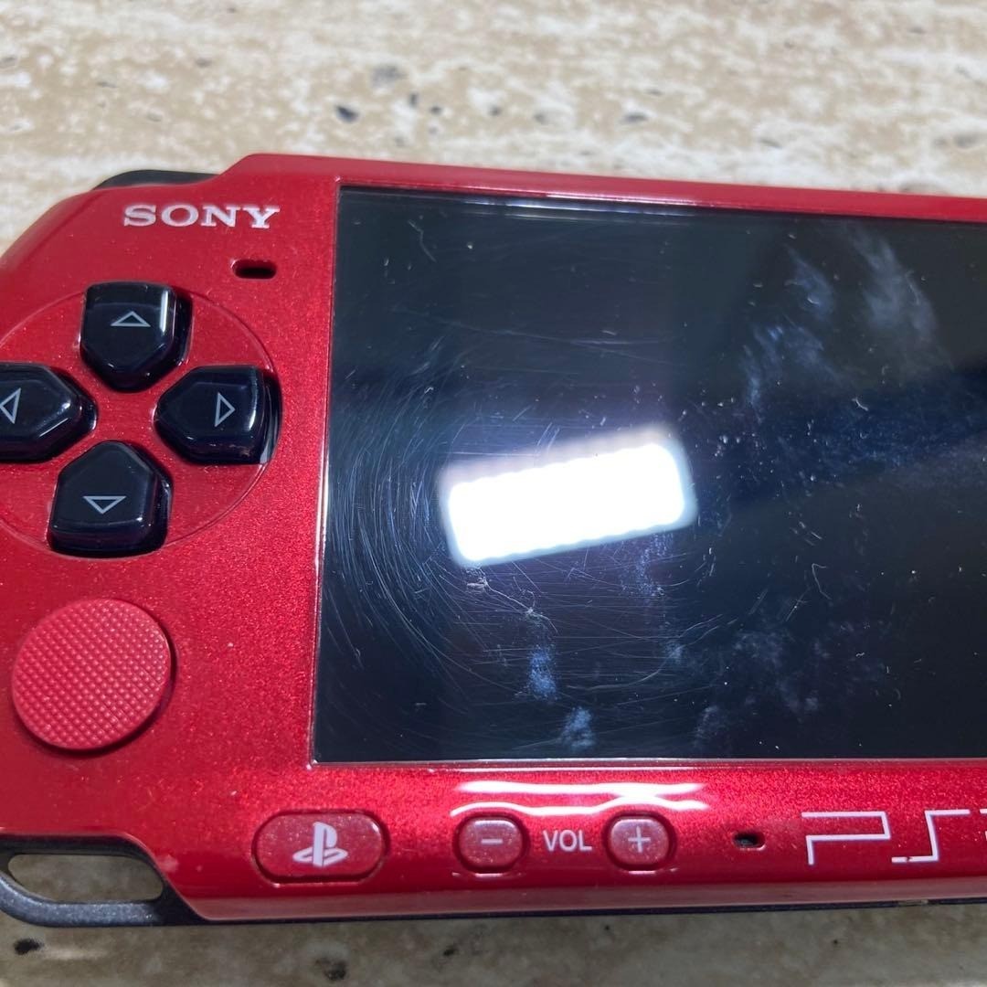 Sony PSP 3000 Value Pack Red Black Complete in Box 6719