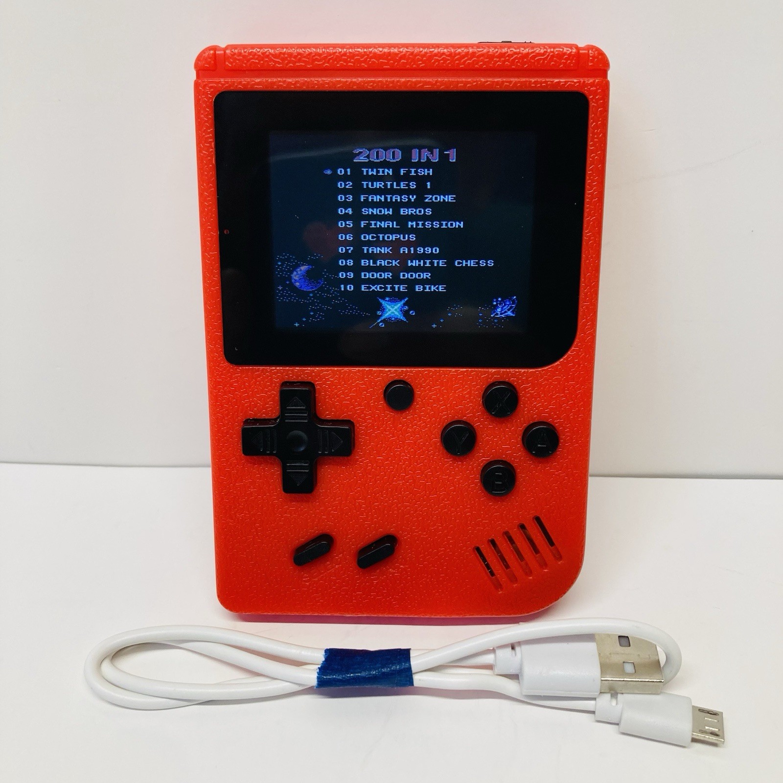 CLASSIC ARCADE Handheld Video Game System w/200 Games By Tech Solutions (USED)