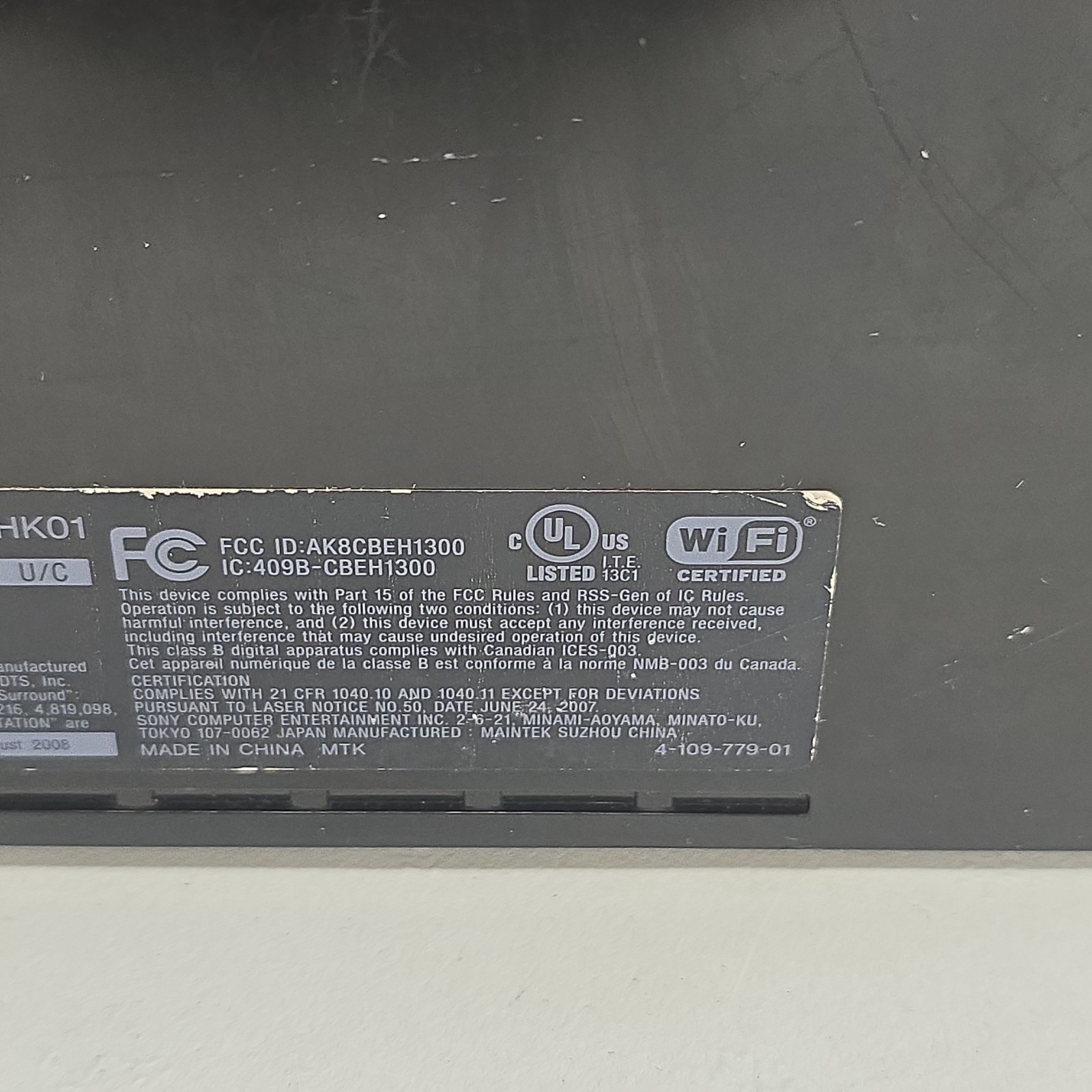PS3 PlayStation 3 System Console Fat With Controller CECHK01