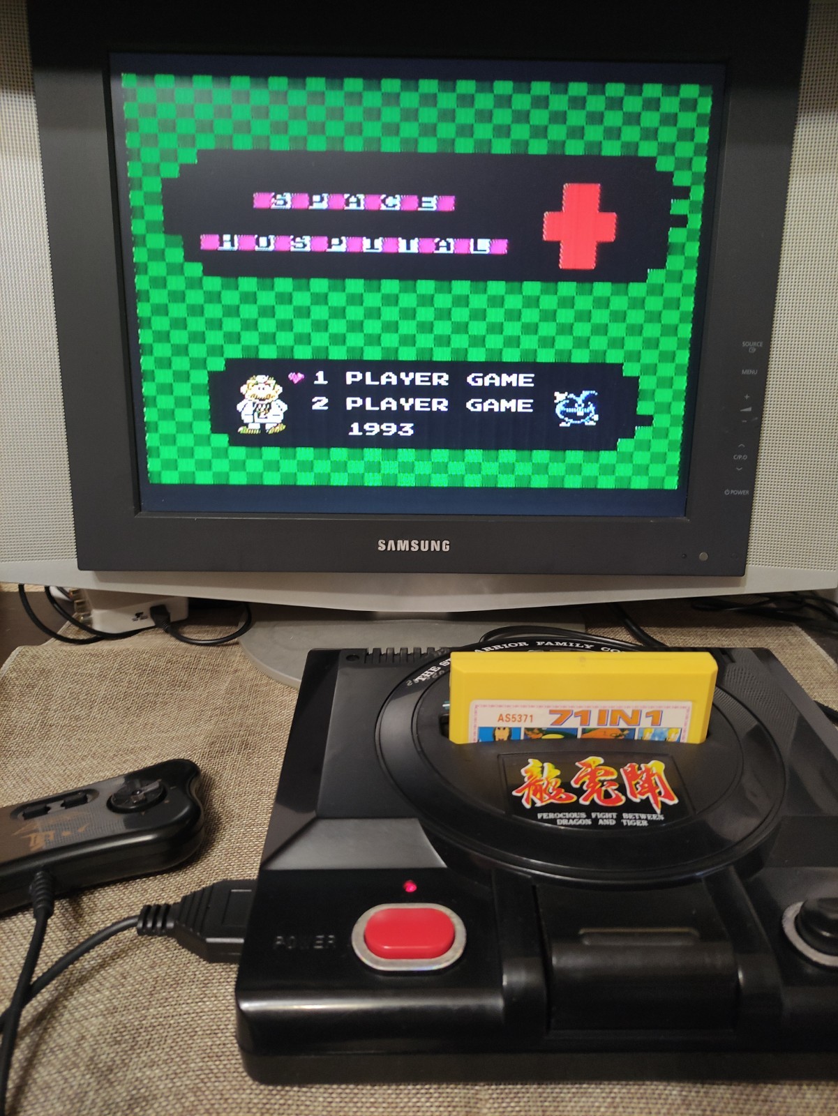 BT st warrior 8bit game console dendy