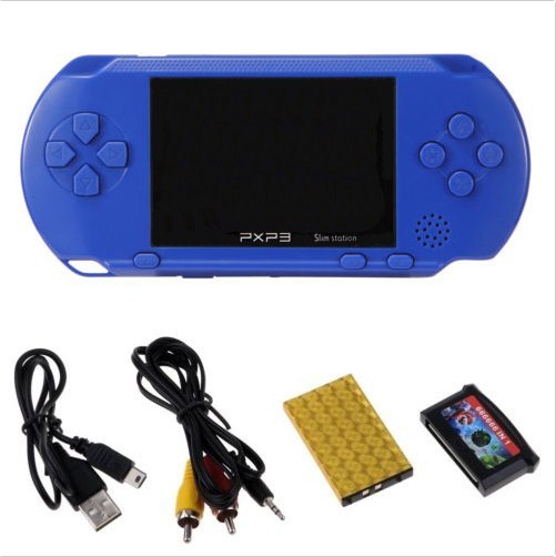 Clearance Wholesale Lot 60x PXP3 Slim Station 16Bit Retro Game Consoles DarkBLUE