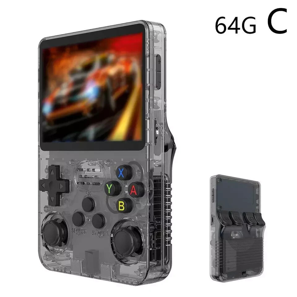 Handheld Game Console Retro Style Built-in 15000+ Games 64GB Fast Charge
