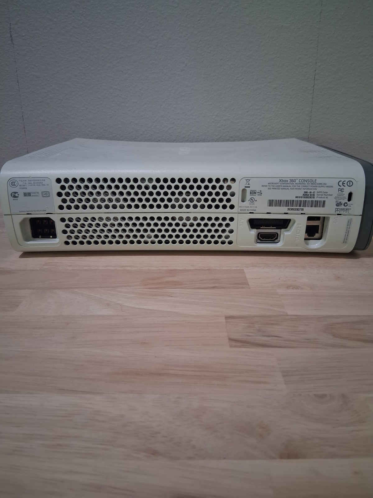 Microsoft Xbox 360 White Console