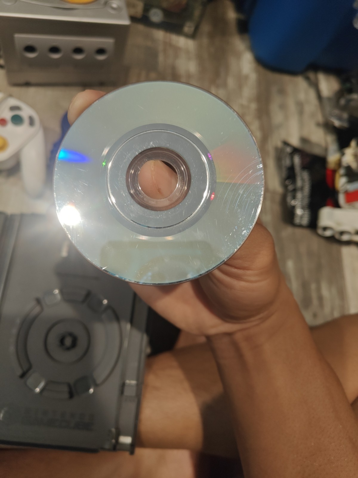 Nintendo GameCube Platinum Console – Silver With Games
