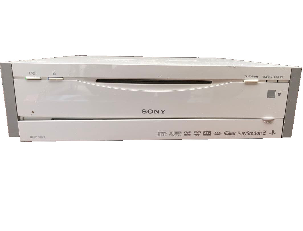 SONY PSX DESR-5000 Console 160GB PS2 HDD DVD Recorder 2003 Japan Power On Tested