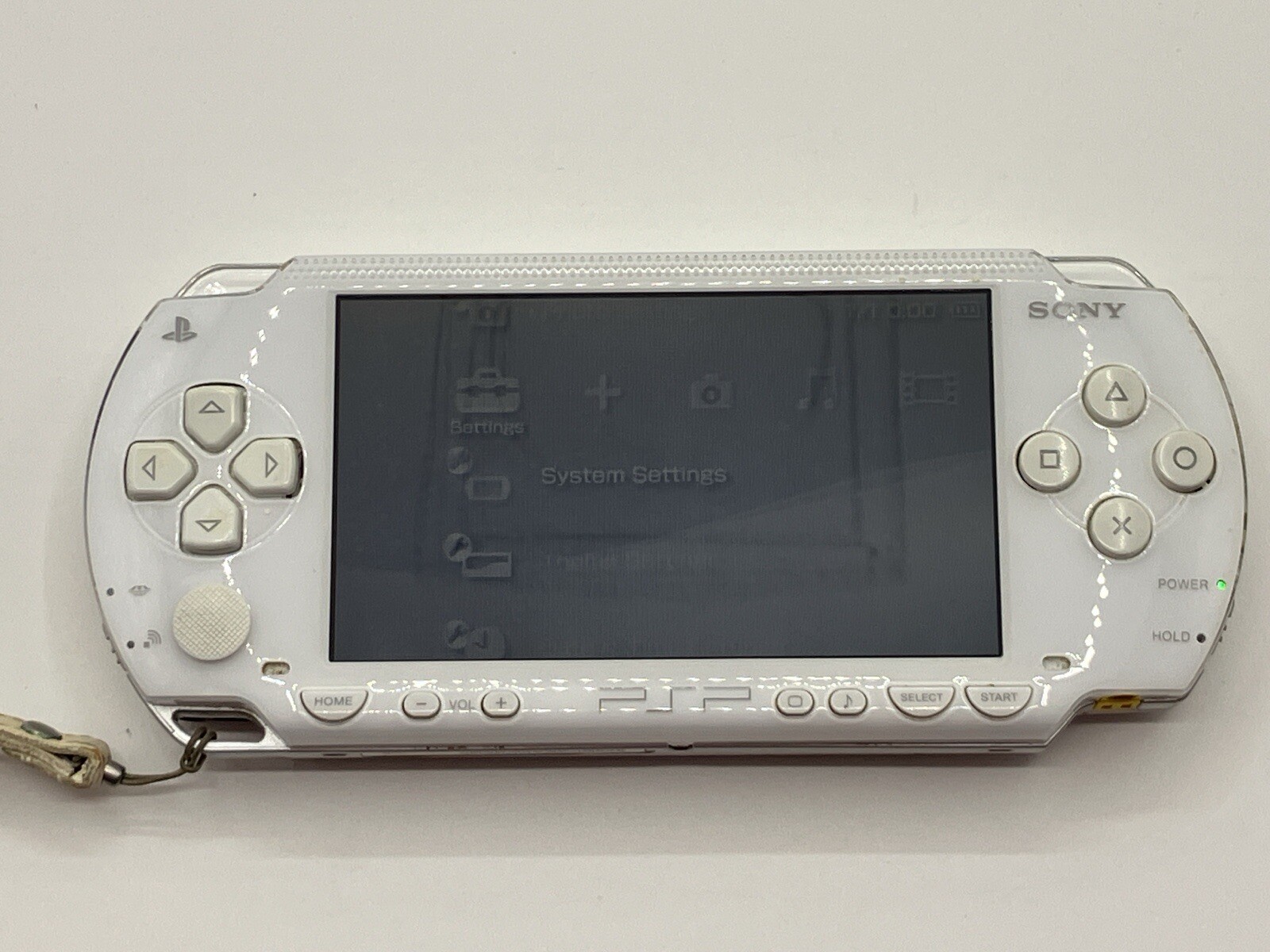 Sony PSP 1000 Ceramic White Console Only No Battery 9193