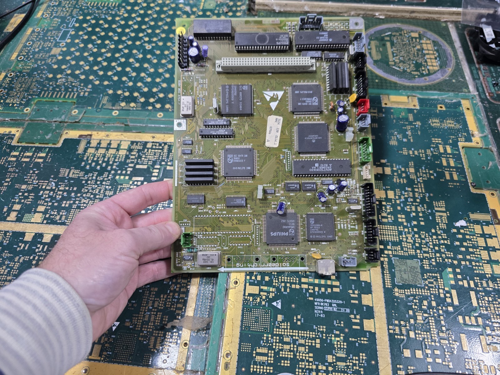 Philips CDI 910 EXACT 3104 128 0114.1 Board-Not Tested-Intact-PARTS-READ ALL