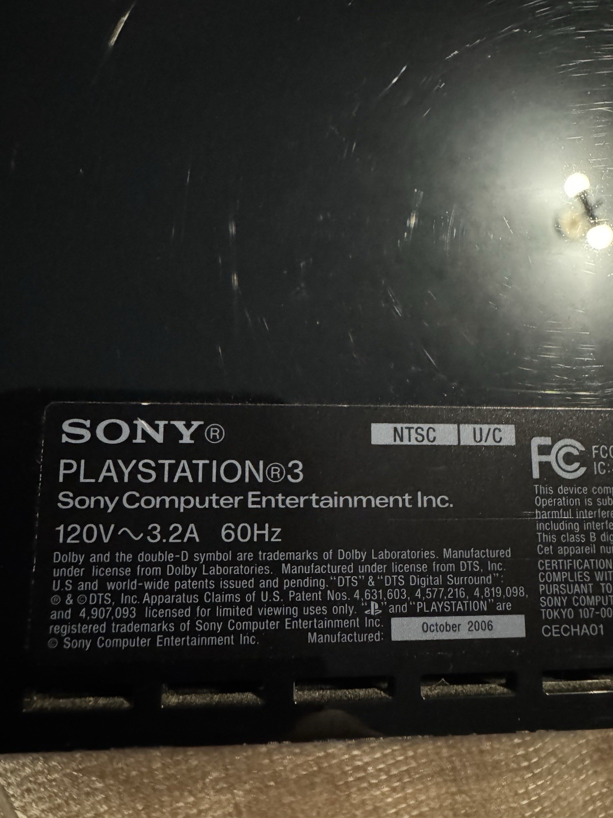 PlayStation 3 Backwards Compatible PS3 CECHA01 60GB Mint Original Box & Packing