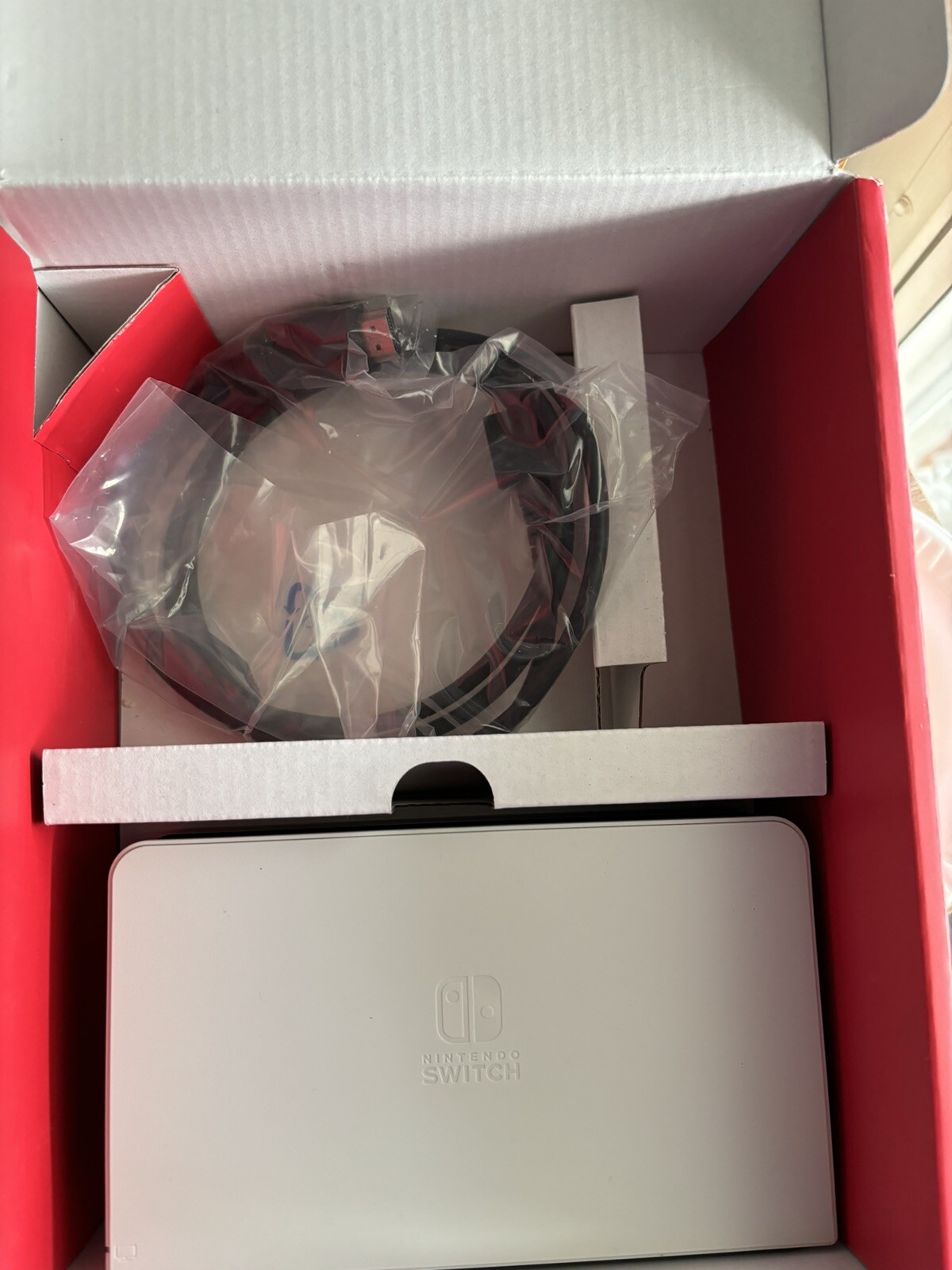Nintendo Switch OLED Model HEG-001 Handheld Console – 64GB – White